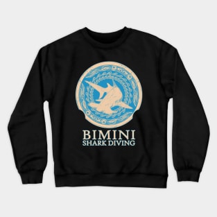 Hammerhead Shark Diving Bimini Crewneck Sweatshirt